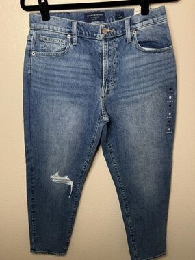 DREW Light Blue Cropped Skinny Jeans